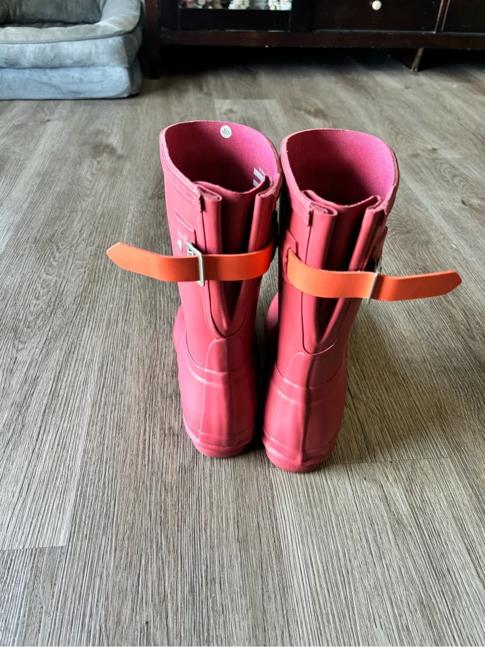 Women’s Hunter Waterproof Rain Boots in Bright Coral Pink